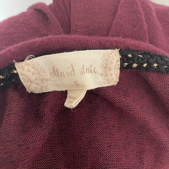 Altar'd State Velvet Floral Long Sleeve Ruffles - Picture 6 of 8